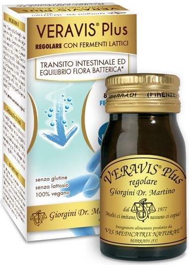 VERAVIS PLUS REGOLARE CON FERMENTI LATTICI 75 PASTIGLIE - Doctor Vinz