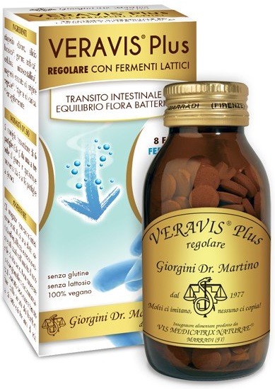 VERAVIS PLUS REGOLARE CON FERMENTI LATTICI 225 PASTIGLIE - Doctor Vinz