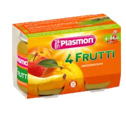 PLASMON OMOGENEIZZATO 4 FRUTTI 6 X 104 G - Doctor Vinz