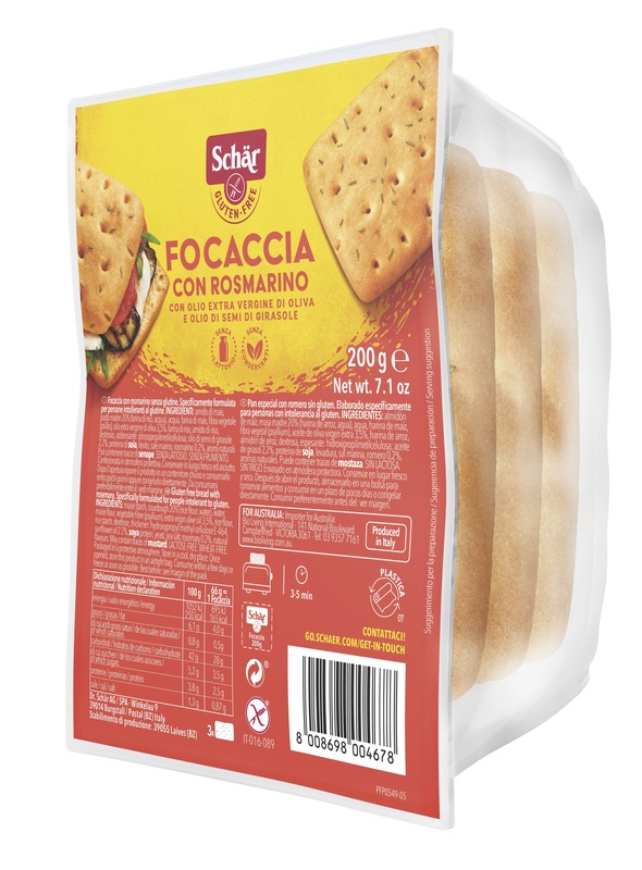 SCHAR FOCACCIA ROSMARINO 200 G - Doctor Vinz