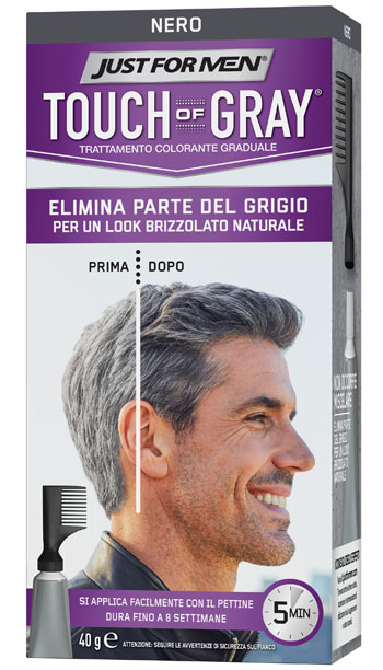 JUST FOR MEN TOUCH OF GRAY NERO 40 G - Doctor Vinz