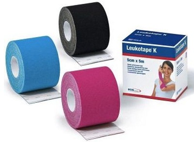 BENDA ADESIVA LEUKOTAPE K PER TAPING FISIOTERAPICO LARGHEZZA 5 CM LUNGHEZZA 5 M COLORE AZZURRO IN ROTOLO - Doctor Vinz