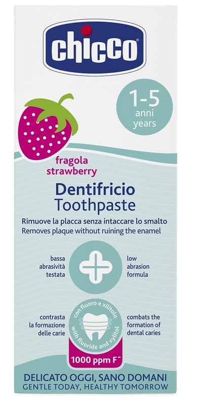 CHICCO DENTIFRICIO FRAGOLA 50 ML 12M+ CON FLUORO - Doctor Vinz