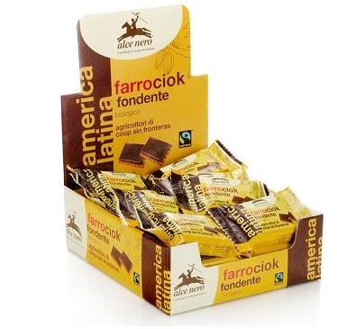 BISCOTTO DI FARRO E CIOCCOLATO FONDENTE BIO FAIRTRADE 28 G - Doctor Vinz