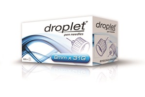 AGO PER PENNA DA INSULINA DROPLET GAUGE 31 8 MM 100 PEZZI - Doctor Vinz