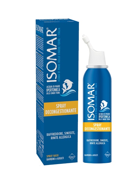 ISOMAR NASO CHIUSO SOLUZIONE ACQUA DI MARE IPERTONICA PER DECONGESTIONE NASO CHIUSO 50 ML - Doctor Vinz