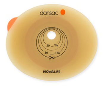PLACCA PER COLO ILEO ED UROSTOMIA DANSAC NOVALIFE2 70MM RITAAGLIABILE 10-62 - Doctor Vinz