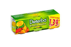 DIETERBA OMOGENEIZZATO FRUTTA MISTA 3 PEZZI 80 G - Doctor Vinz