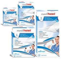 MEDICAZIONE MEDIPRESTERIL POST OPERATORIA IMPERMEABILE STERILE 7,5X10CM 4 PEZZI - Doctor Vinz