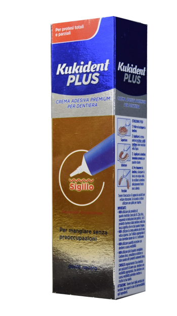 KUKIDENT SIGILLO CREMA ADESIVA PER PROTESI DENTARIE 40 G - Doctor Vinz