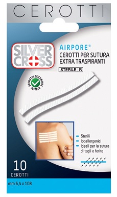 CEROTTO SILVER CROSS SUT AIRPORE 6,4X108 10 PEZZI - Doctor Vinz