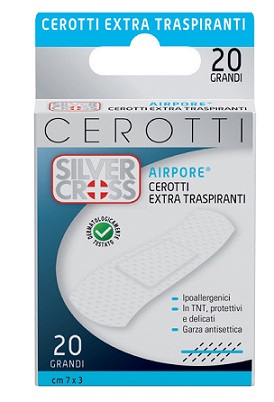 CEROTTO SILVER CROSS AIRPORE GRANDE 20 PEZZI - Doctor Vinz