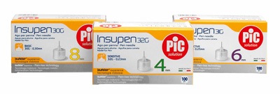 AGO PER PENNA DA INSULINA PIC INSUPEN GAUGE 33 4 MM 100 PEZZI - Doctor Vinz