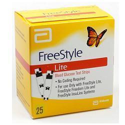 STRISCE MISURAZIONE GLICEMIA FREESTYLE LITE 25 PEZZI - Doctor Vinz