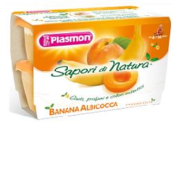 PLASMON SAPORI DI NATURA OMOGENEIZZATO ALBICOCCA E BANANA 100 G X 4 PEZZI - Doctor Vinz