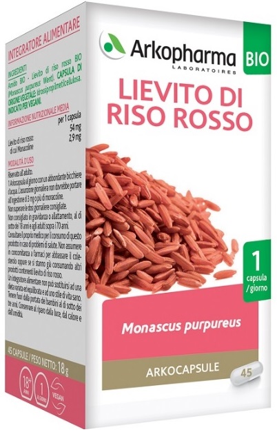ARKO CAPSULE LIEVITO RISO ROSSO 45 CAPSULE BIO - Doctor Vinz