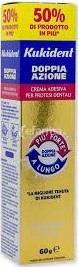 KUKIDENT PLUS DOPPIA AZIONE CREMA ADESIVA PER PROTESI DENTARIE 60 G - Doctor Vinz