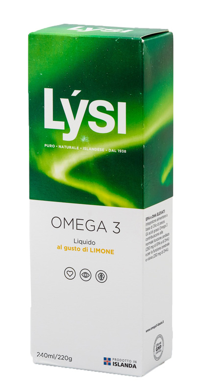 LYSI OMEGA3 LIQUIDO LIMONE 240 ML - Doctor Vinz