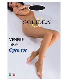 VENERE 140 OPEN TOE COLLANT NERO 2-M - Doctor Vinz