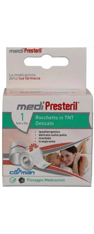 CEROTTO IN ROCCHETTO IN TNT MEDIPRESTERIL DELICATO M5X5CM - Doctor Vinz