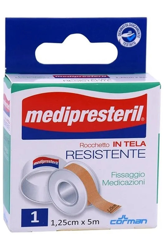CEROTTO IN ROCCHETTO MEDIPRESTERIL IN TELA RESISTENTE M5X1,25CM - Doctor Vinz