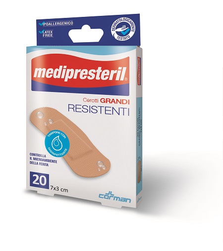 CEROTTO MEDIPRESTERIL RESISTENTI MEDI 7X2CM 20 PEZZI - Doctor Vinz