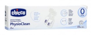 CHICCO PHYSIOCLEAN SOLUZIONE FISIOLOGICA 33 FLACONCINI 2 ML - Doctor Vinz