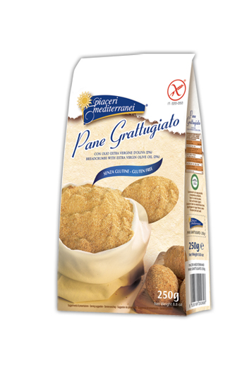 PIACERI MEDITERRANEI PANE GRATTUGGIATO SENZA GLUTINE 250 G - Doctor Vinz