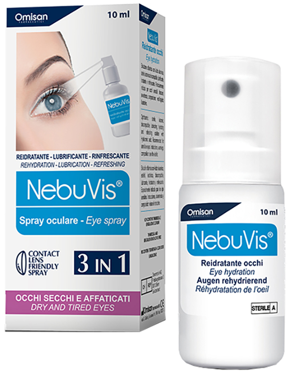 NEBUVIS REIDRATANTE OCCHI SPRAY 10 ML 1 PEZZO - Doctor Vinz