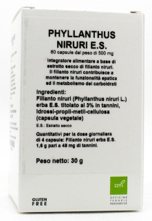 PHYLLANTHUS NIRURI ESTRATTO SECCO 60 CAPSULE - Doctor Vinz