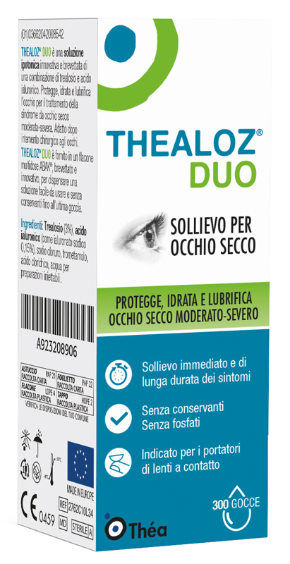 THEALOZ DUO SOLUZIONE OCULARE FLACONE 10 ML - Doctor Vinz