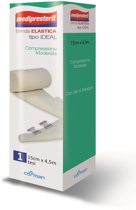 BENDA ELASTICA MEDIPRESTERIL IDEAL CM15X45MT - Doctor Vinz