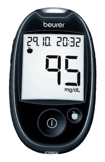 BEURER GLUCOMETRO GL44 METER MG/DL NERO - Doctor Vinz