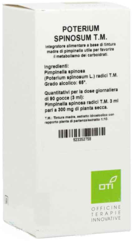 POTERIUM SPINOSUM TINTURA MADRE GOCCE 100ML - Doctor Vinz
