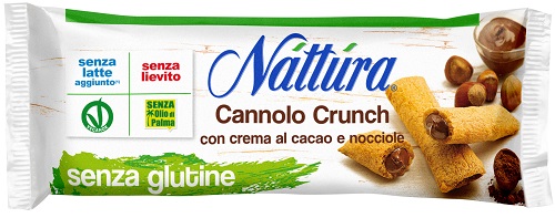 NATTURA CANNOLO CRUNCH CACAO E NOCCIOLE 5 PEZZI DA 25 G - Doctor Vinz