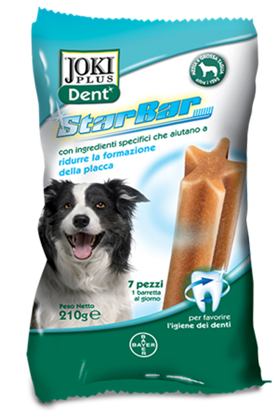 JOKI DENT STARBAR SACCHETTO 210 G PER CANI DI TAGLIA MEDIA DA 12 A 25 KG - Doctor Vinz