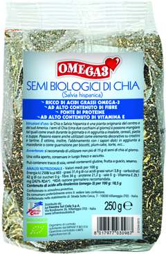 FSC OMEGA 3 SEMI DI CHIA BIO AD ALTO CONTENUTO DI FIBRA 250 G - Doctor Vinz