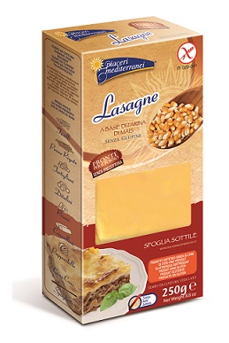 PIACERI MEDITERRANEI PASTA FARINA MAIS LASAGNE 250 G - Doctor Vinz