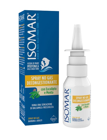 ISOMAR SOLUZIONE ACQUA MARE NASO IPERTONICA NASO SPRAY DECONGESTIONANTE 30 ML - Doctor Vinz