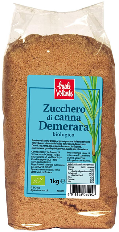 ZUCCHERO CANNA DEMERARA  1000 G - Doctor Vinz