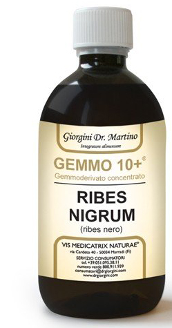 GEMMO 10+ RIBES NERO 500 ML LIQUIDO ANALCOLICO - Doctor Vinz