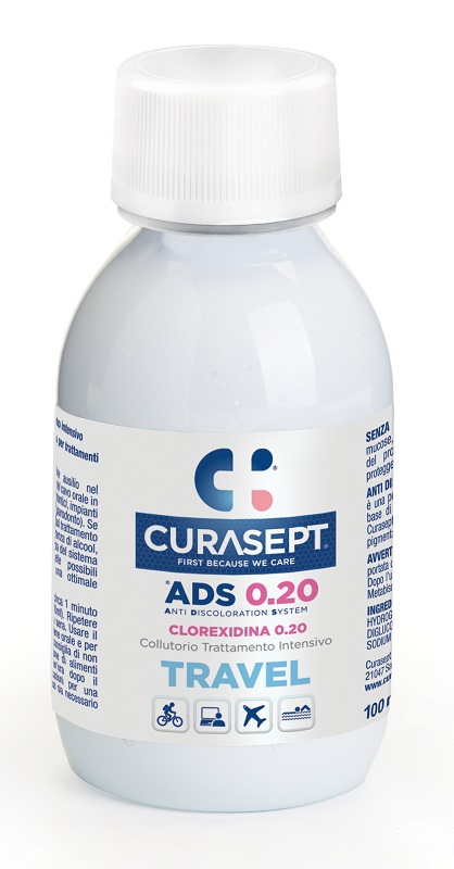 CURASEPT COLLUTORIO 0,20 ADS TRAVEL 100 ML - Doctor Vinz