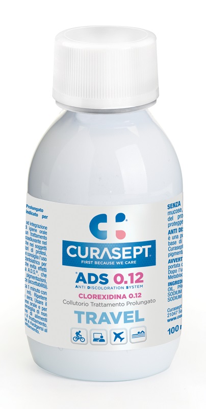 CURASEPT COLLUTORIO 0,12 TRAVEL ADS 100 ML - Doctor Vinz