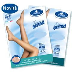 SAUBER CALZA AUTOREGGENTE 70 DENARI MAGLIA MICRORETE NERO 2 LINEA CLASSICA - Doctor Vinz