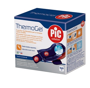 THERMOGEL CUSCINO TERAPIA CALDO FREDDO 10X26 CM CON FASCIA ELASTICA - Doctor Vinz