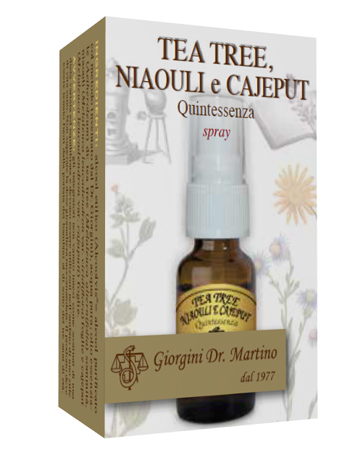 TEA TREE NIAOULI E CAJEPUT QUINTESSENZA SPRAY 15 ML - Doctor Vinz