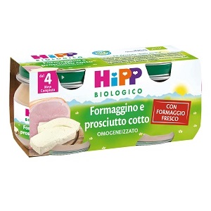 HIPP BIO OMOGENEIZZATO FORMAGGINO PROSCIUTTO 2X80 G - Doctor Vinz