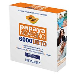 DIETALINEA PAPAYA NOAGING 6000 10 BUSTINE MONODOSE 6 G ASTUCCIO 60 G - Doctor Vinz