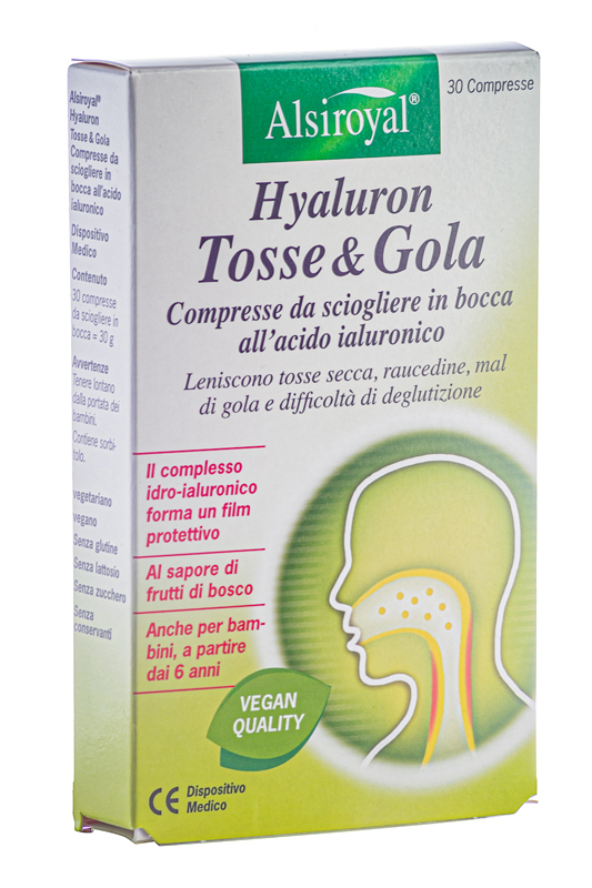 HYALURON TOSSE & GOLA 30 COMPRESSE N - Doctor Vinz