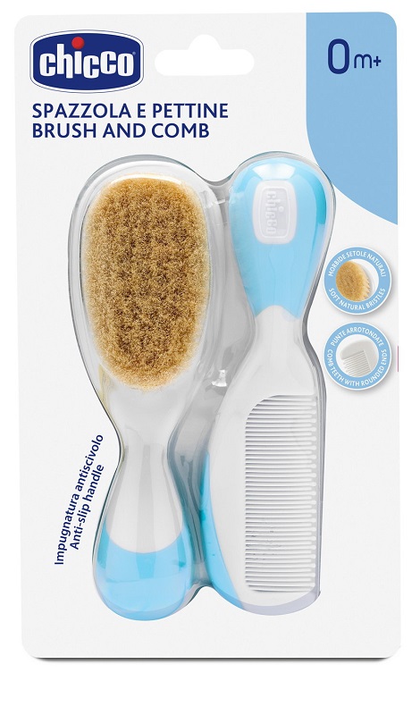 CHICCO SPAZZOLA + PETTINE AZZURRO - Doctor Vinz